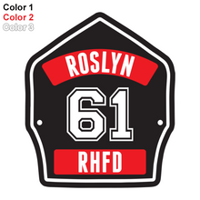 FD Helmet Shield Sticker (Three Color)