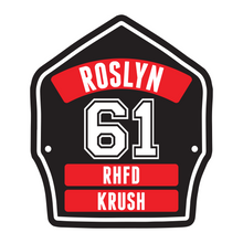 FD Helmet Shield Sticker (Three Color) Style 3