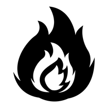 Flame Decal
