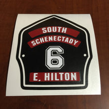 FD Helmet Shield Sticker (Three Color) Style 2