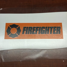 Firefighter Window Sign