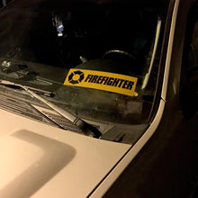 Firefighter Window Sign