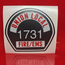 FD Helmet Shield Sticker (Three Color) Style 5
