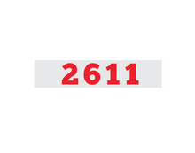 Radio Number Label