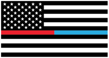 American Flag Support Sticker - 6" x 3" | Thin Blue Line, Thin Red Line, and more!