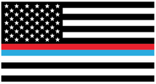 American Flag Support Sticker - 6" x 3" | Thin Blue Line, Thin Red Line, and more!