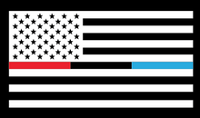 American Flag Support Sticker - 6" x 3" | Thin Blue Line, Thin Red Line, and more!