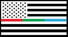 American Flag Support Sticker - 6" x 3" | Thin Blue Line, Thin Red Line, and more!