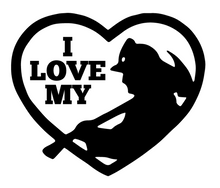 I Love My FireFighter Heart