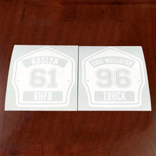 FD Helmet Shield Sticker